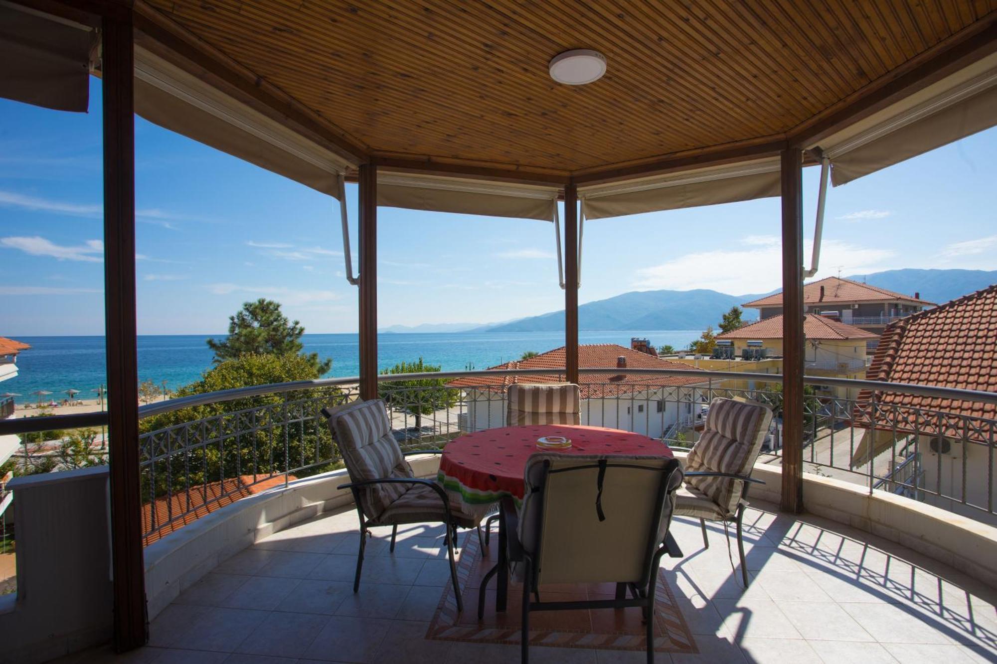 Villa Amalia Sun Beach Неа-Врасна Экстерьер фото