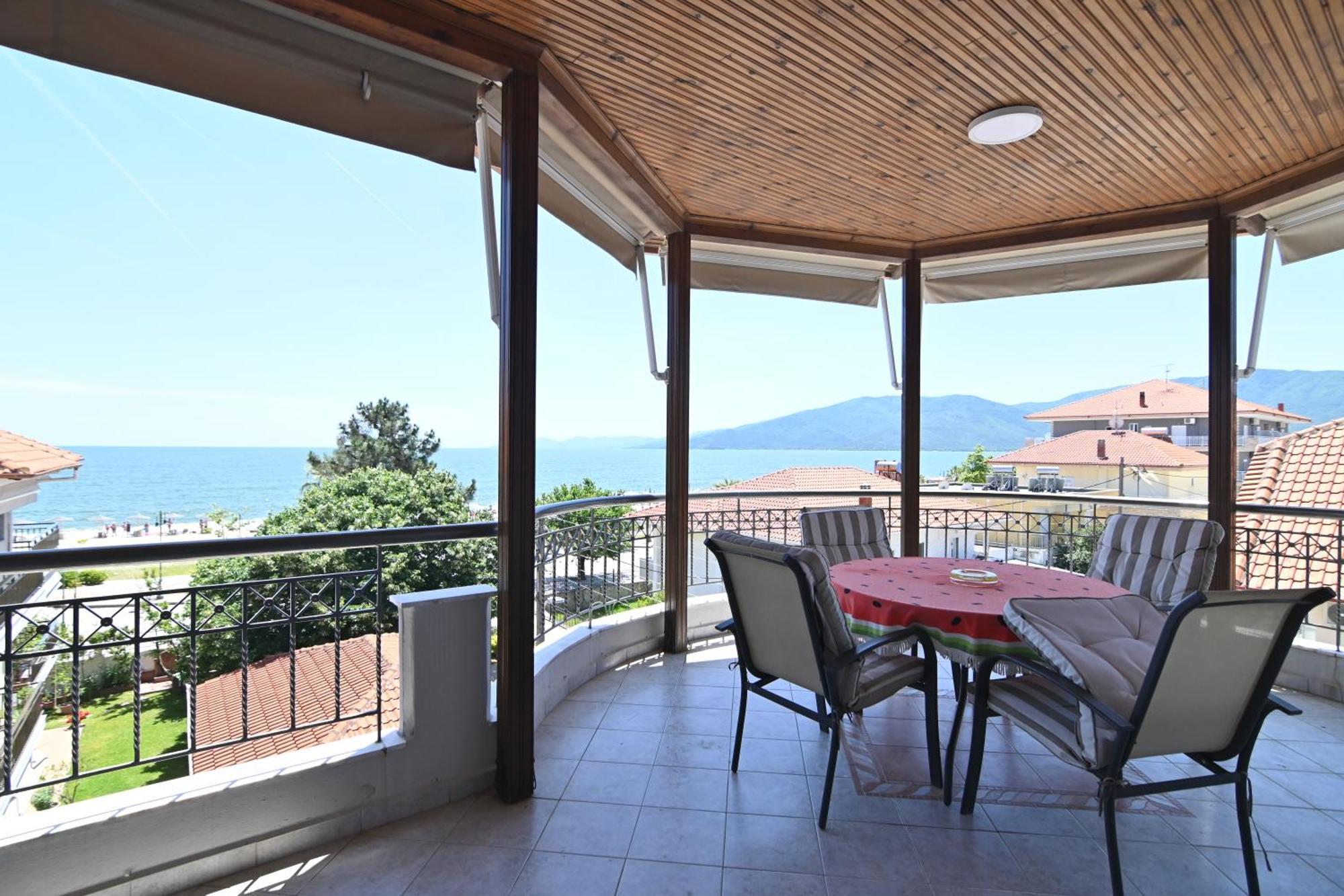 Villa Amalia Sun Beach Неа-Врасна Экстерьер фото