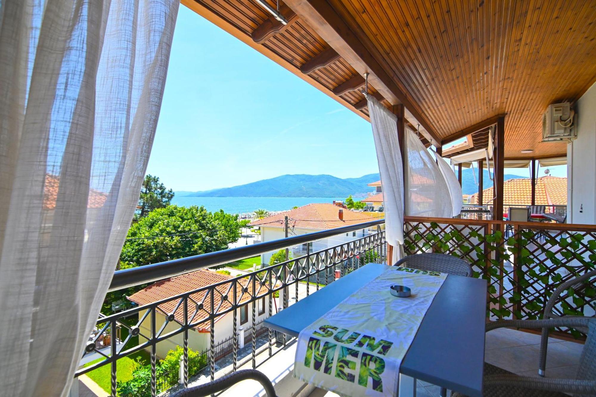 Villa Amalia Sun Beach Неа-Врасна Экстерьер фото